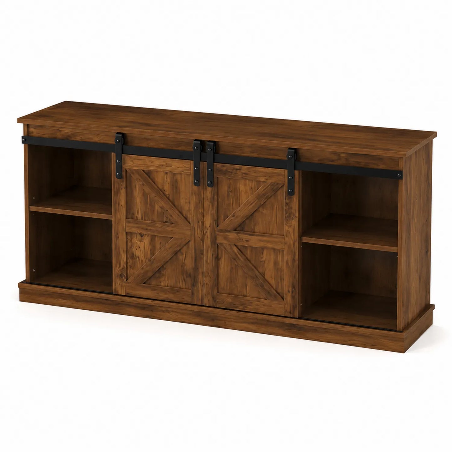 Fernsehschrank Holz mit Schiebetüren 152cm