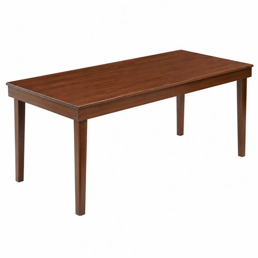 Esstisch rechteckig Nussbaum Massivholz 180x90x75 cm